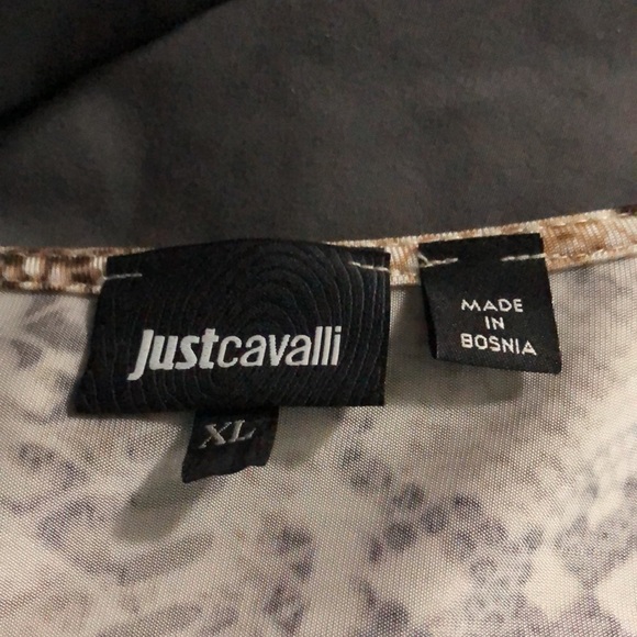 Just Cavalli Snakeskin Print Wrap Dress - Picture 6 of 13